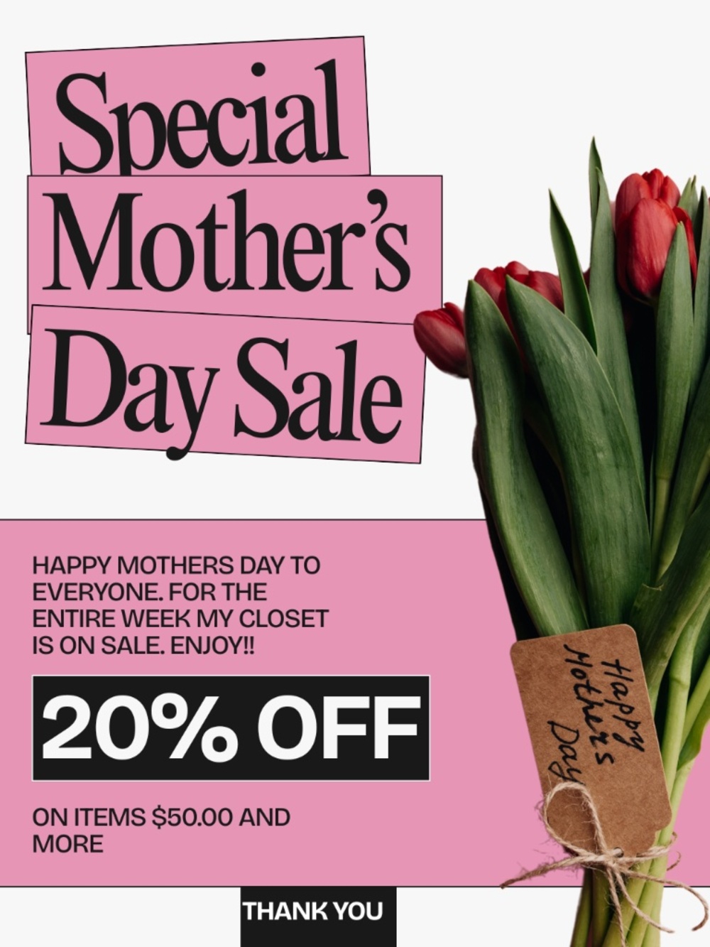Mothers Day Sale!!